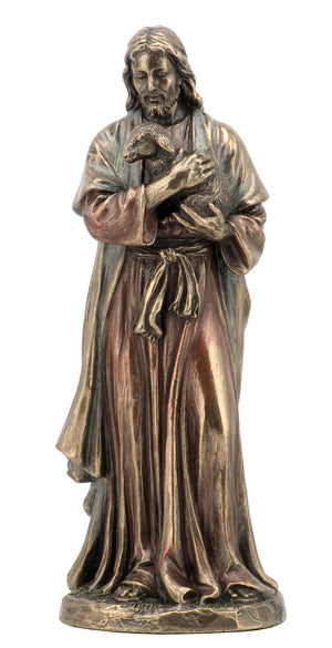 Jesus Holding A Lamb Statue