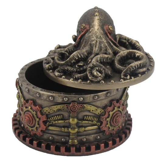 Steampunk Octopus Trinket Box