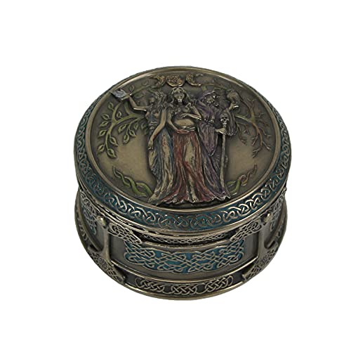 Celtic Triple Goddess Maiden Mother And The Crone Trinket Box
