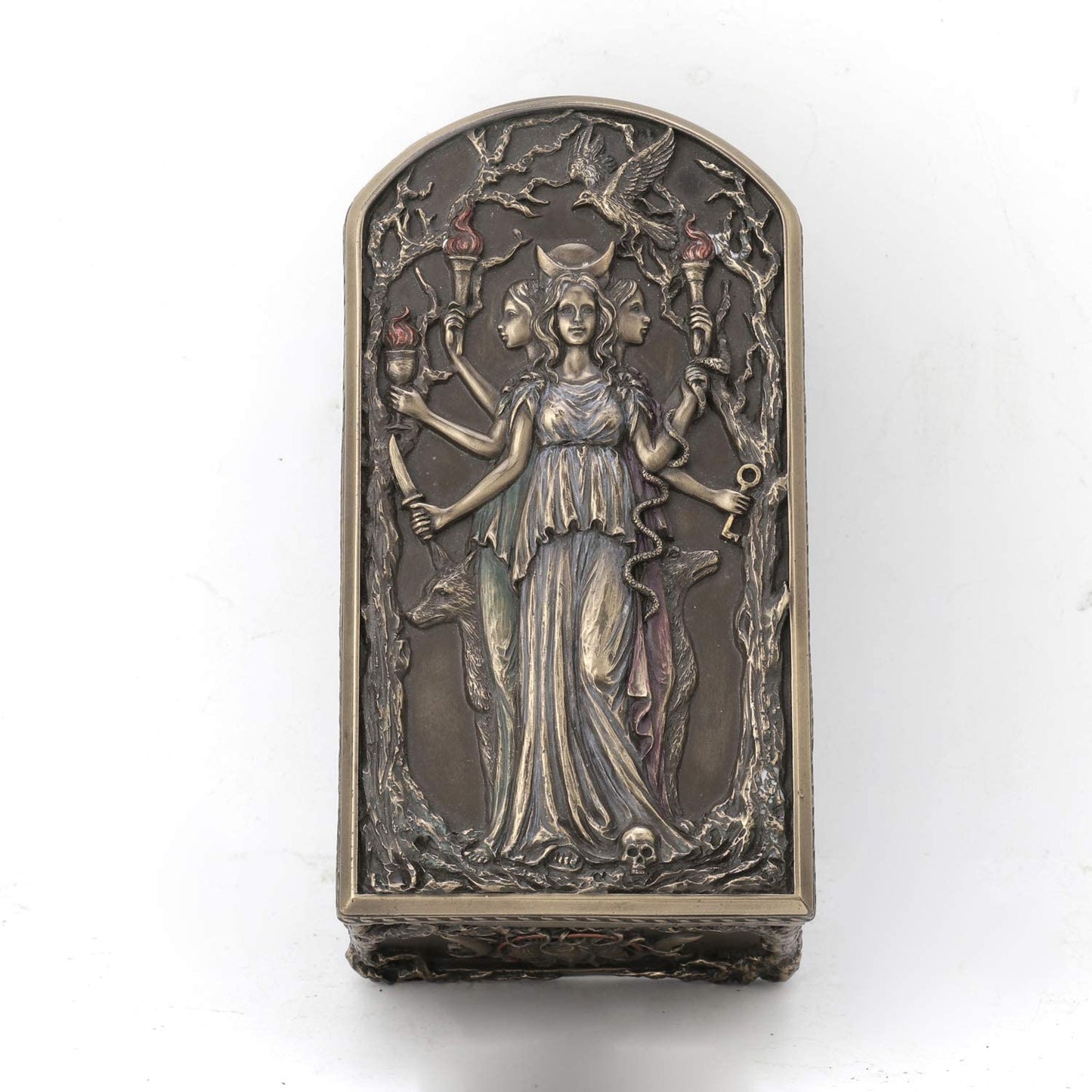 Triple Greek Goddess Hecate Trinket Box