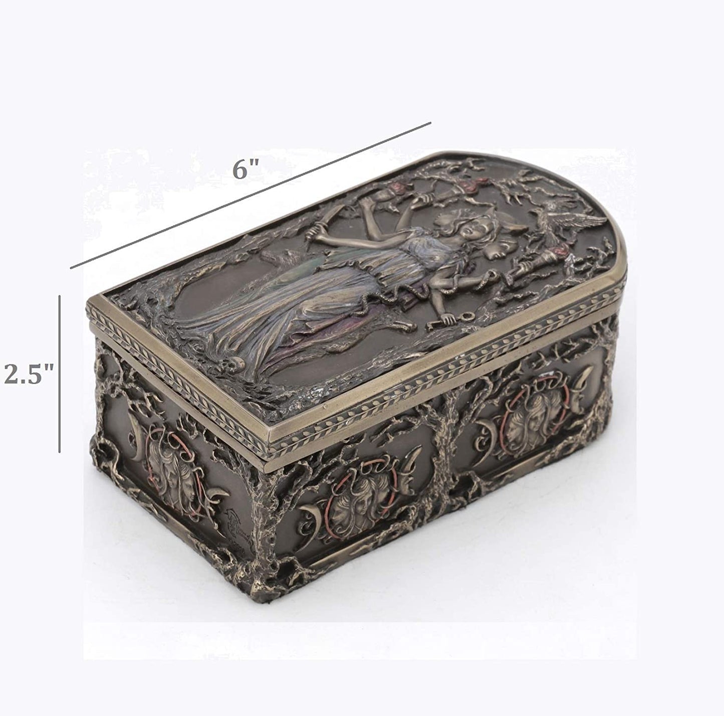 Triple Greek Goddess Hecate Trinket Box