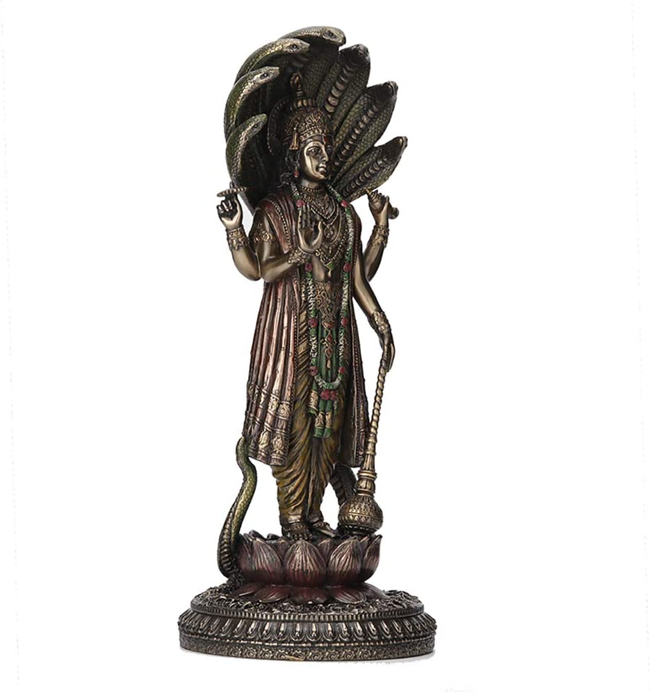 Standing Vishnu With Shesha Statue