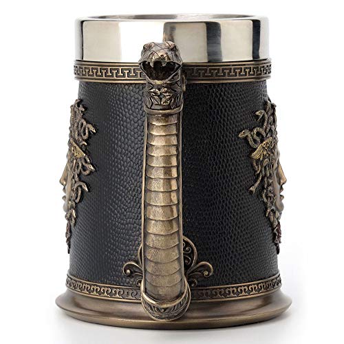 Stainless Steel Tumbler Medusa Beer Stein