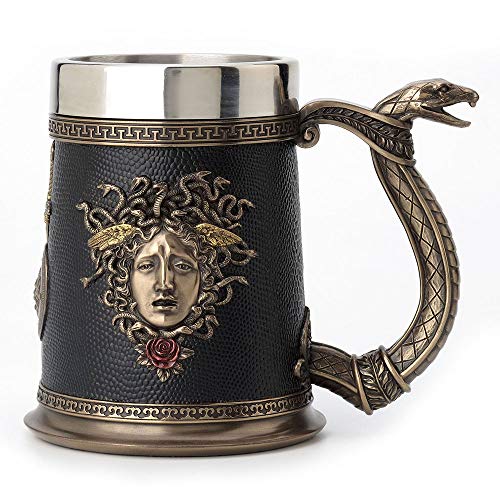 Stainless Steel Tumbler Medusa Beer Stein