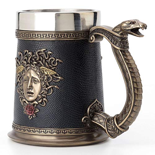 Stainless Steel Tumbler Medusa Beer Stein