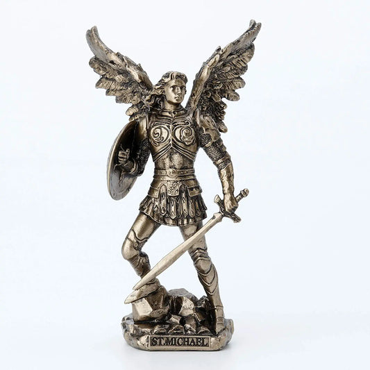 Archangel Saint Michael Bronze Statue