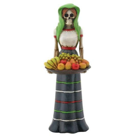 Fruit Lady Skeleton With Basket Of Fruit